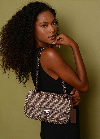 Bolsa Tressê Tela Café