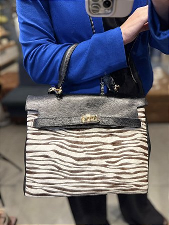 Bolsa de Pelo Zebra
