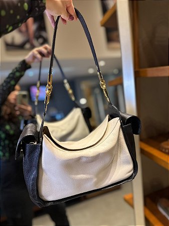 Bolsa Bolsos Laterais Bicolor P&B