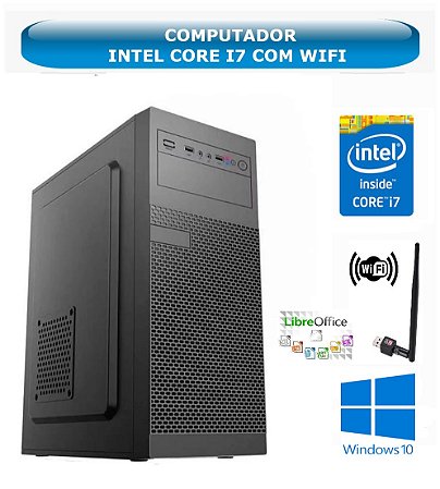 Computador CPU PC Intel Core i7 - Memória 8 GB