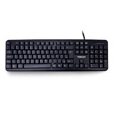 Teclado Preto com fio