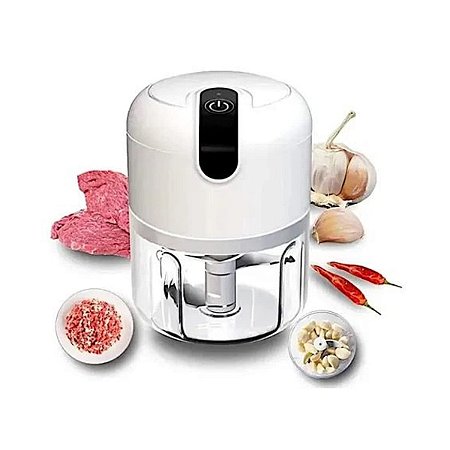 Mini Processador de Alimentos 3 Lâminas Elétrico Bivolt Usb
