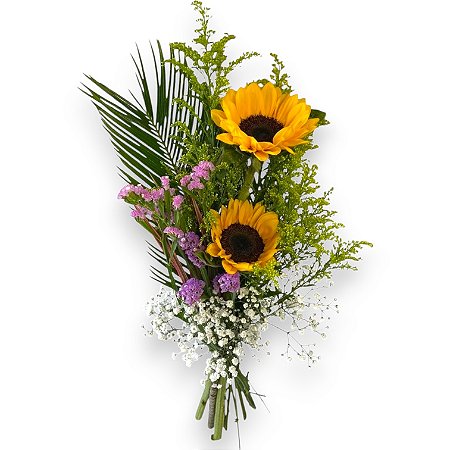 Buquê com 2 girassóis