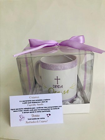 Convite para Madrinha/Padrinho de  Crisma