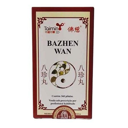 Ba Zhen Wan 360 pílulas - Taimin