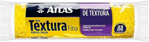 Rolo De Textura Fina De Espuma 23Cm