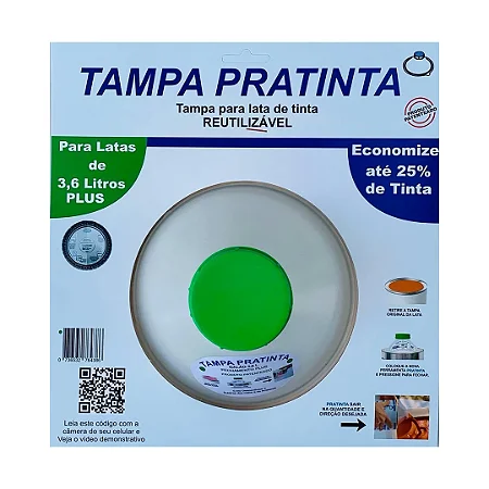 Tampa para tinta 3,6 Litros Plus