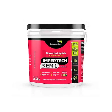 BORRACHA LÍQUIDA 3 EM 1 IMPERTECH 14kg