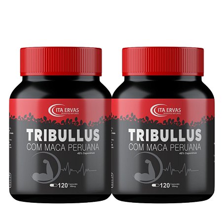 2x Tribull Hormone (TH) 1500mg 60% Saponinas 120 Cápsulas PREMIUM