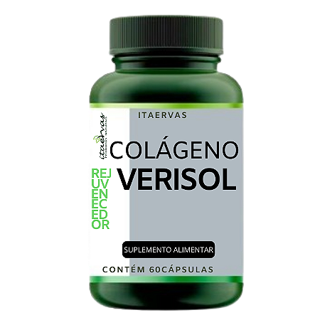 Colágeno VERISOL Rejuvenescedor Linha Premium 500mg Itaervas 60 Cápsulas