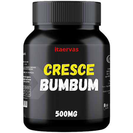 Crescer Bumbum - Aumento de Glúteos 60 Cáps 500mg Hardcore Itaervas