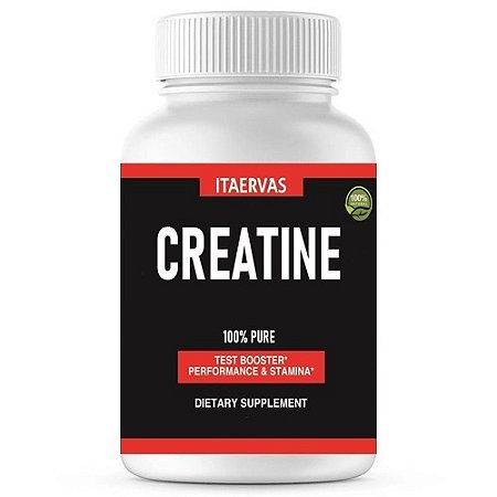 Creatina Monohidratada 100% Pura 500mg 60cps Itaervas Força, Massa Muscular, Disposição