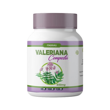 Valeriana Composta 500mg 120 Cápsulas Itaervas
