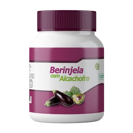 Farinha de Berinjela com Alcachofra 500mg 120 Cápsulas Itaervas