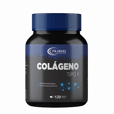 Colágeno Tipo 2 UC II 40mg 120 Cápsulas Itaervas