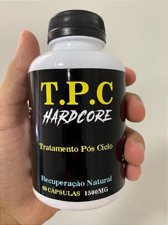 Ganho de Massa T P C Hardcore 60 Cápsulas 1500mg PREMIUM Hipertrofia Muscular Itaervas