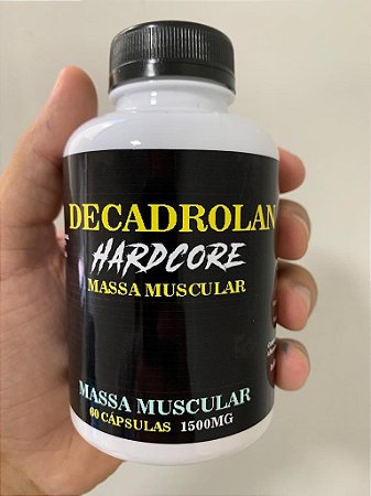 Ganho de Massa Deca Drolan Hardcore 60 Cápsulas 1500mg PREMIUM Hipertrofia Muscular Itaervas
