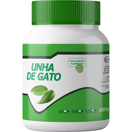 Unha de Gato 650mg 100 Cápsulas Itaervas