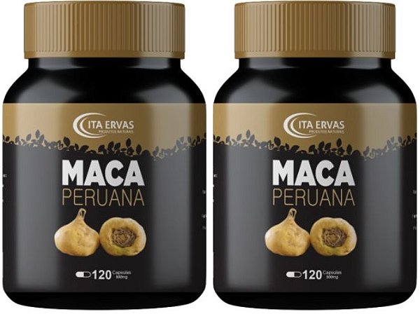 2x Maca Peruana 100% Pura Original 120 Cápsulas Itaervas