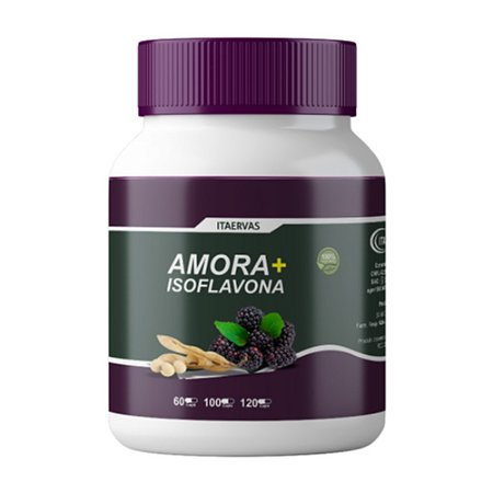 Amora com Isoflavona 500mg 100 Cápsulas Itaervas