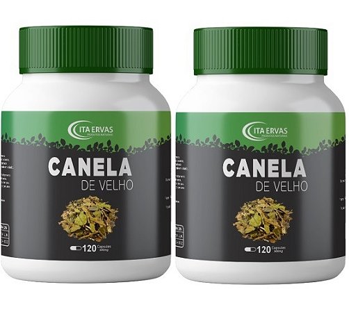 2x Canela de Velho 500mg 120 Cápsulas Itaervas