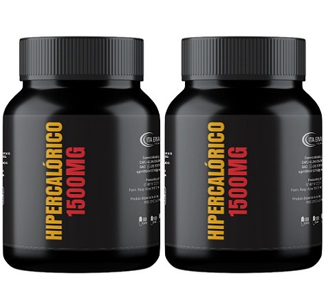 2x Hipercalórico 1500mg 120 Cápsulas Itaervas