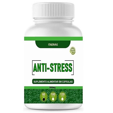 Natural Anti Stress 650mg 100 Cápsulas Itaervas
