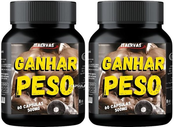 Ganhar Peso Rápido Itaervas 500mg 60 Cápsulas Premium