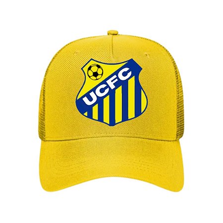Boné telado União Central Amarelo