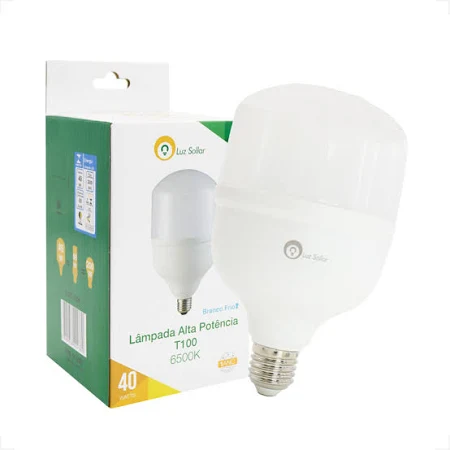 Lampada Bulbo Led T100 Alta Potenc 40w E27 6500k