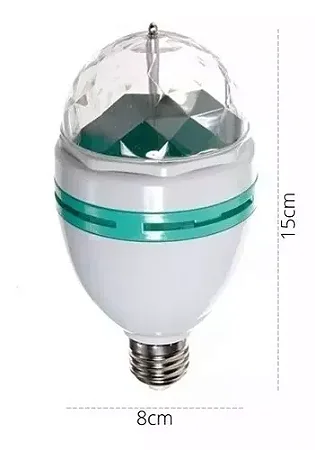 Globo Crazy Led Giratorio Rgb