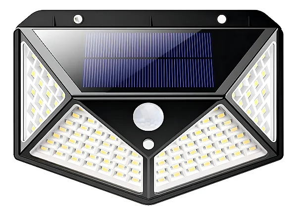 Arandela Led Energia Solar 6500k