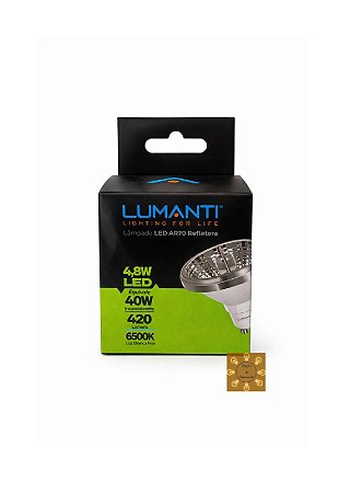 Lampada Ar70 Refletora Led Gu10 4,8w 6500k 24