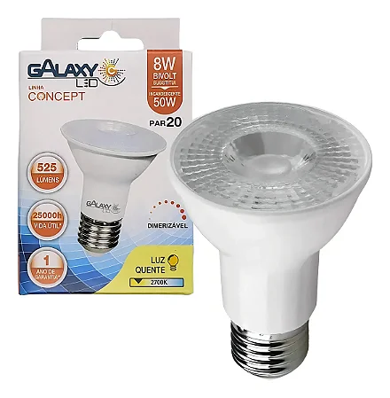 Superled Par20 6w Biv Dim 2700k 36°
