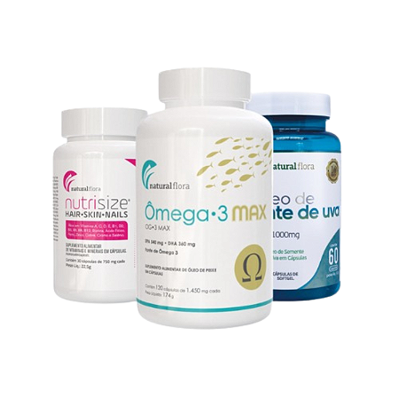 Ômega 3+ Óleo de Semente de Uva + Nutrisize woman