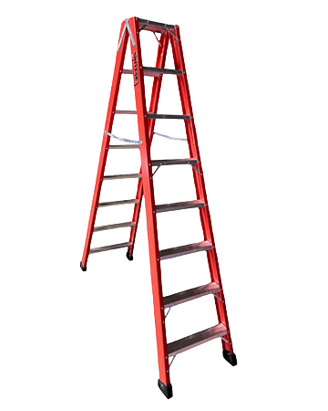 Escada Tesoura Duplo Acesso 8 Degraus | Síntese