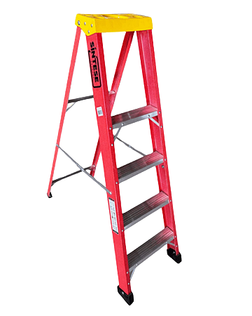 Escada Residencial Tesoura Acesso Simples | 4 degraus