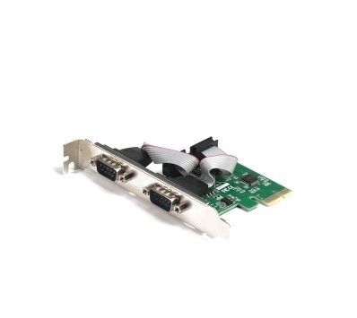 Placa PCI-Express 2 Seriais  Perfil Baixo