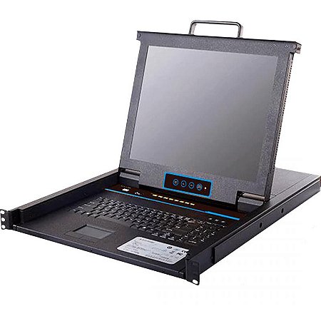 GAVETA TFT 17” COM KVM 16 PORTAS VGA
