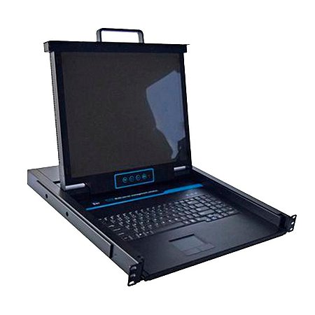 GAVETA TFT 17" COM KVM 01 PORTA VGA/USB
