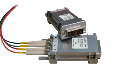 Extensor 5KM DVI via 4 canais de fibra LC