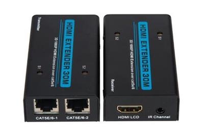 Extensor HDMI 30m sobre 2 cabos Cat5e