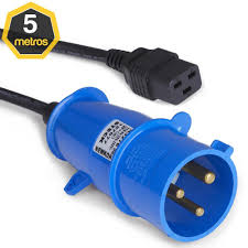 Cabo de Força C19 para Plug Steck 2P+T 32A 3x2,50mm