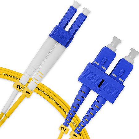 Cordão Óptico Monomodo LC para SC
