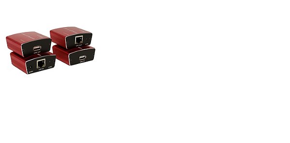 EXTENSOR USB VIA UTP ATÉ 100MTS