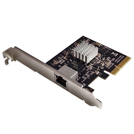 Placa de Rede 01 Porta Ethernet 10 Giga
