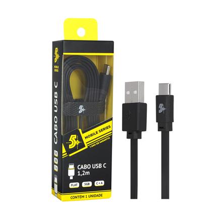 Cabo USB tipo C para USB A Macho com 1,20 mts