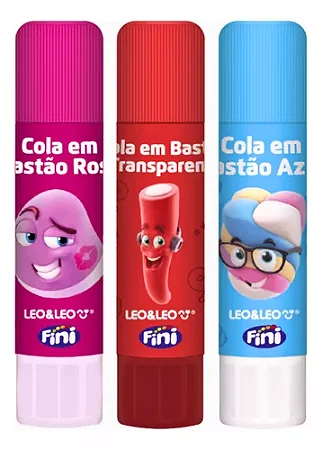 Cola bastão colorida 10g FINI (unidade)