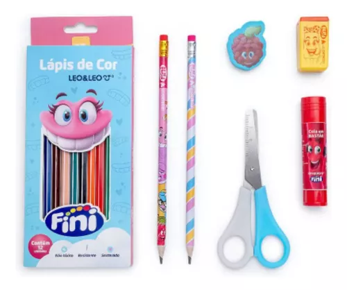 Kit Escolar 7 itens FINI