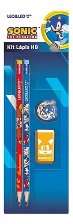 Kit Escolar Infantil Sonic